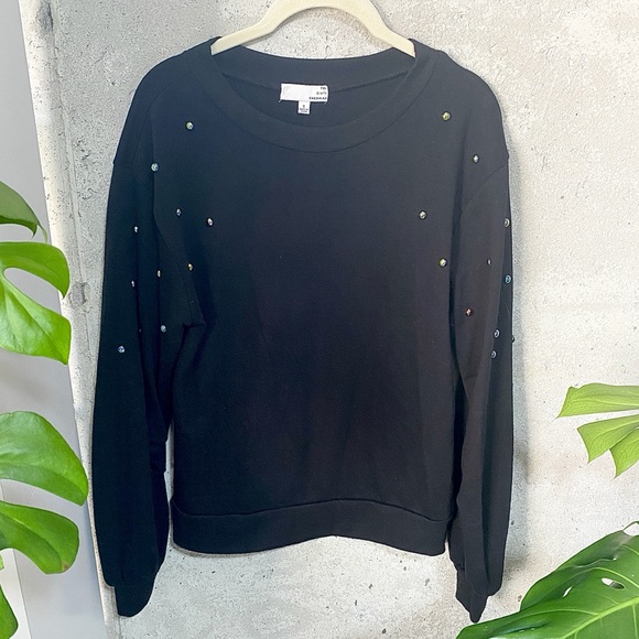 Ten Sixty Sherman Sweaters - Ten Sixty Sherman beaded crew neck sweater